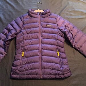 Patagonia Girl’s Puffer Jacket in Purple